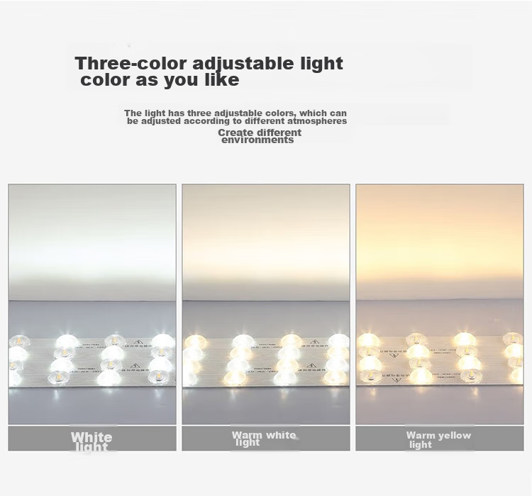 Foshanzhaoming LED Strip Light Panel Ceiling Light Core Replacement H-Tube Color Adjustment 24W (Can Be Connected in Parallel) 3
