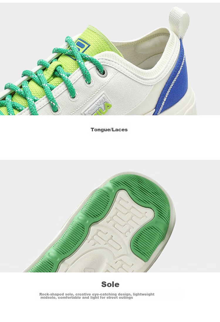 FILA Official [Yang Mi Same Style] Women's ROCK Modern Canvas Shoes, Fashionable Casual Sneakers 29