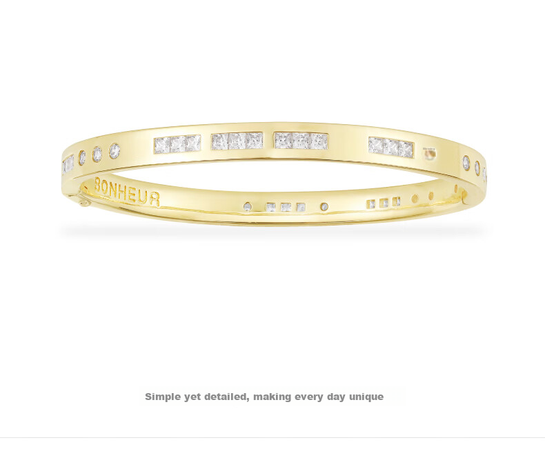 APM Monaco BONHEUR Morse Code Bracelet, Birthday Gift for Girlfriend, Wife, Or Boyfriend 4