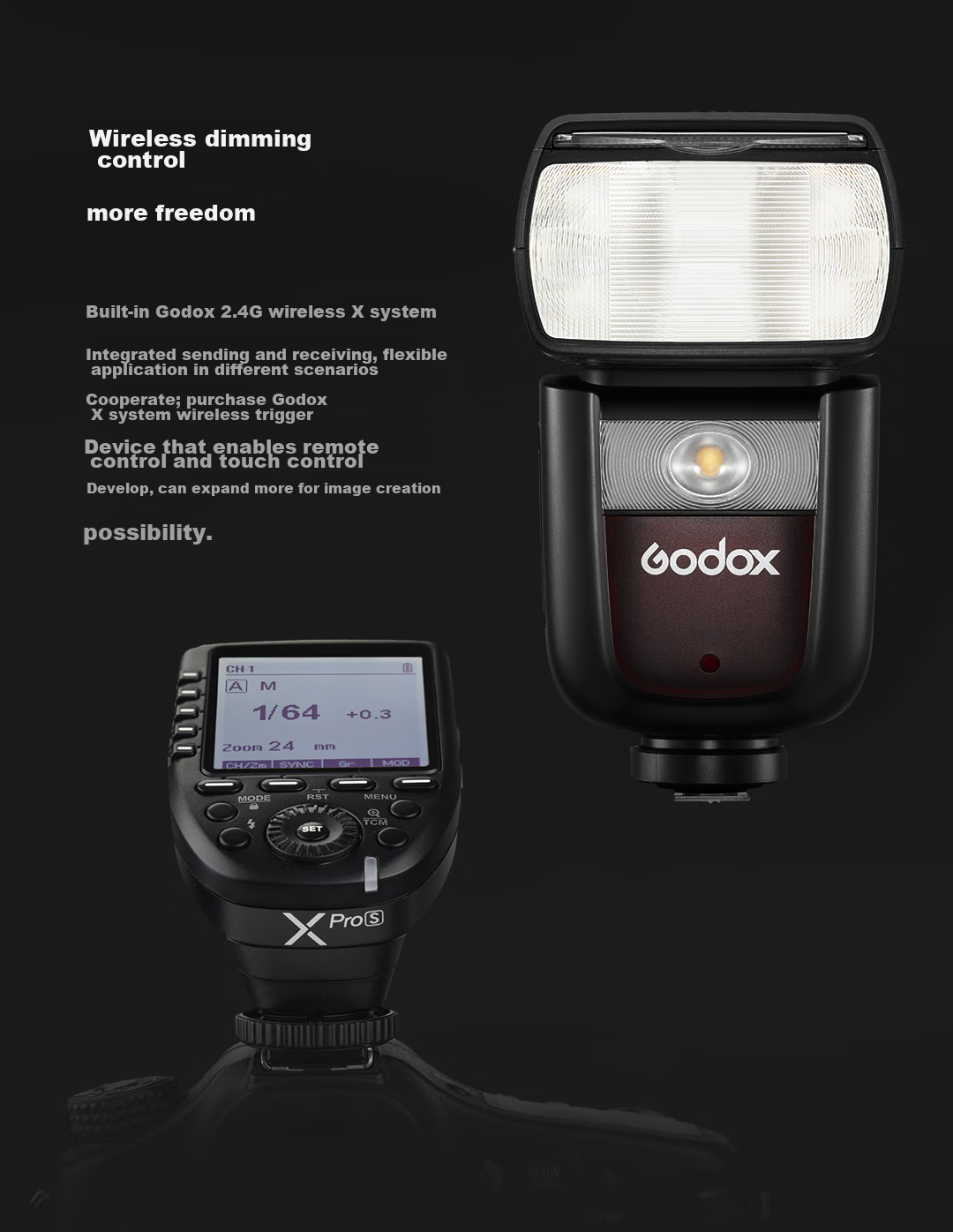 Godox V860III Third-Generation Hot Shoe Flash for DSLR And Mirrorless Cameras, High-Speed Sync, Off-Camera TTL Automatic Metering, Lithium Battery Hot Shoe Flash Fuji Versio 9