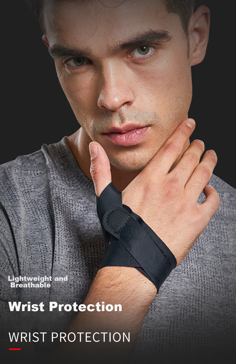 NAILEKESI N Thumb Wrist Brace for Tendinitis, Joint Fixation, Sprains, TFCC Injury, Sports Fitness Badminton Protective Gear 1