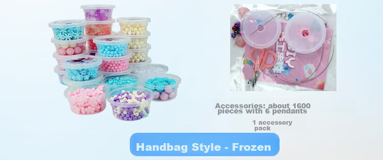 Disney Frozen Elsa Princess Dopamine Beaded Children's DIY Necklace Jewelry, Girls' Pretend Play Toy Gift 4