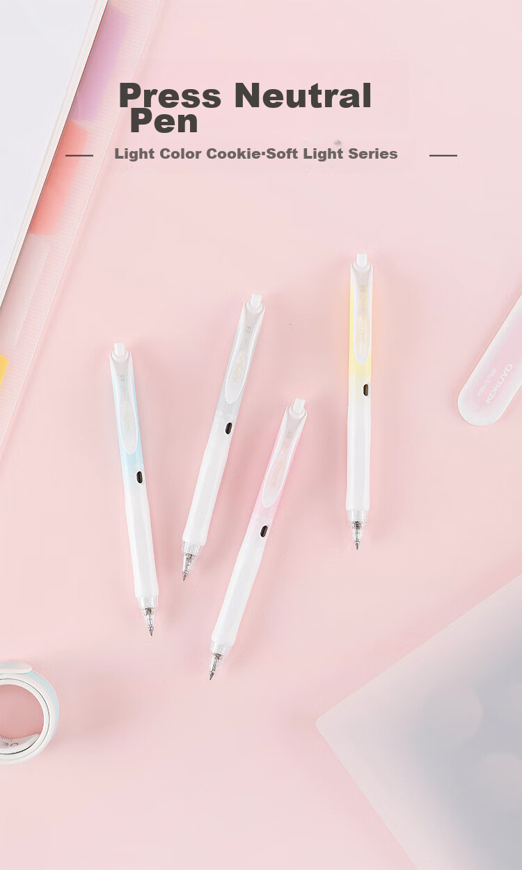 KOKUYO VA Museum Collaboration Series Student Retractable Gel Pen Quick-Dry Signature Pen Office Stationery 0.5mm Black Ink Crayfrushing Single Pack WSG-PRAM3065-1 3