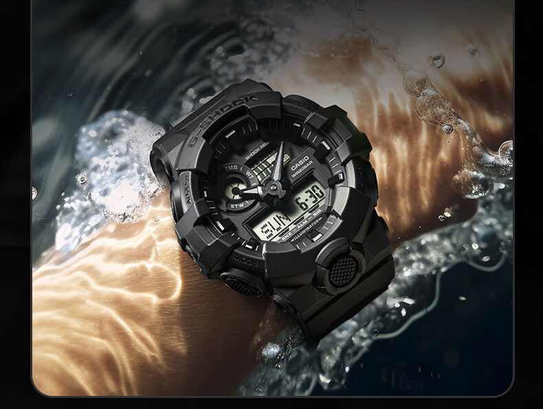 Casio Men's G-SHOCK Sports Watch, Electronic Smart Watch for Students, Japanese And Korean Style, Gift for Boyfriend, GA-700BCE 10