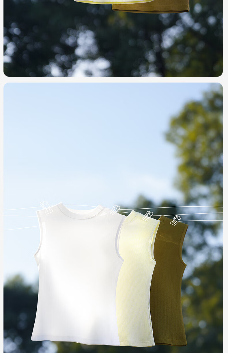 Simple Cloud Modal Cotton Wide Shoulder Vest Women's Sleeveless T-Shirt Solid Color Base Shirt Stylish Outerwear Summer 29