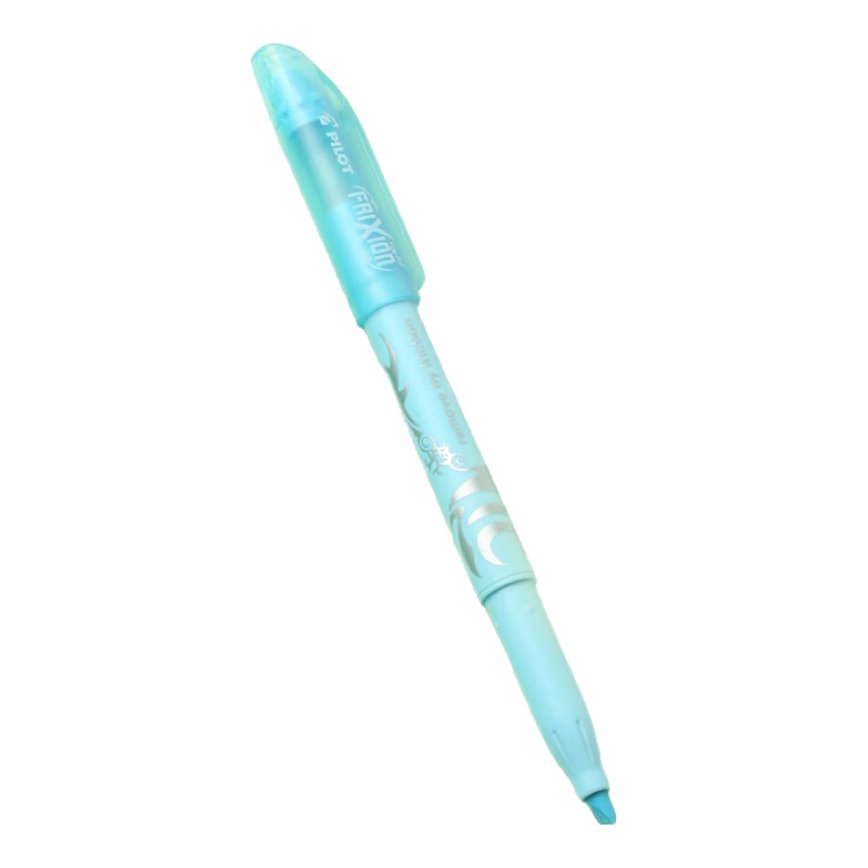 PILOT Erasable Highlighter, Natural Color Series, Colored Frixion Marker, Fluorescent Pen, Highlighting Pen, Student Marking Pen, Stationery, SW-FL Slanted Tip, Light Blue, Single Pe