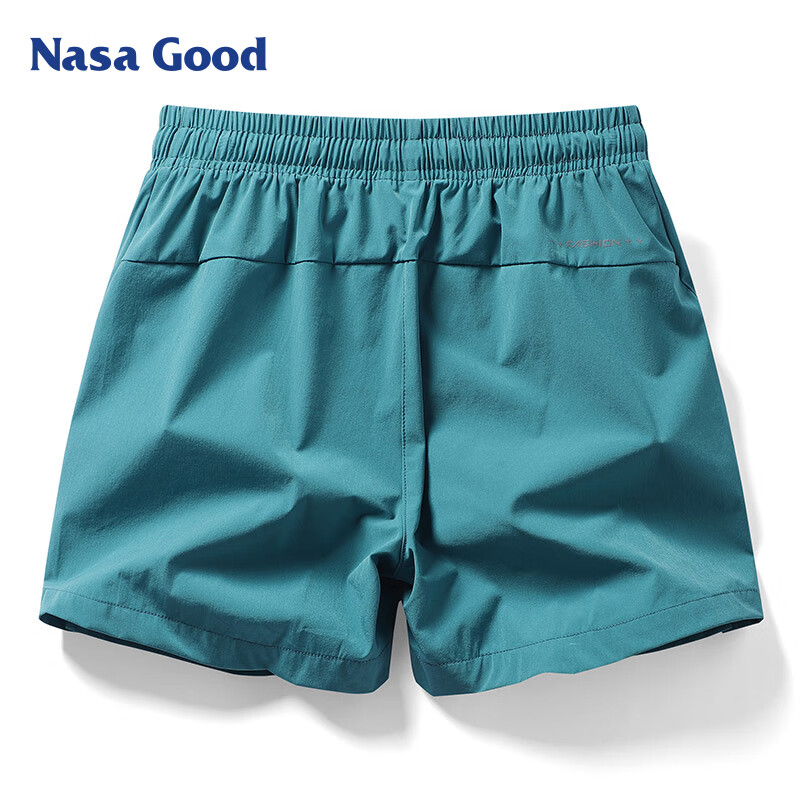 Мужские шорты NASA GOOD, летние, однотонные, универсальные, модные, спортивные, легкие, дышащие, свободные, три четверти