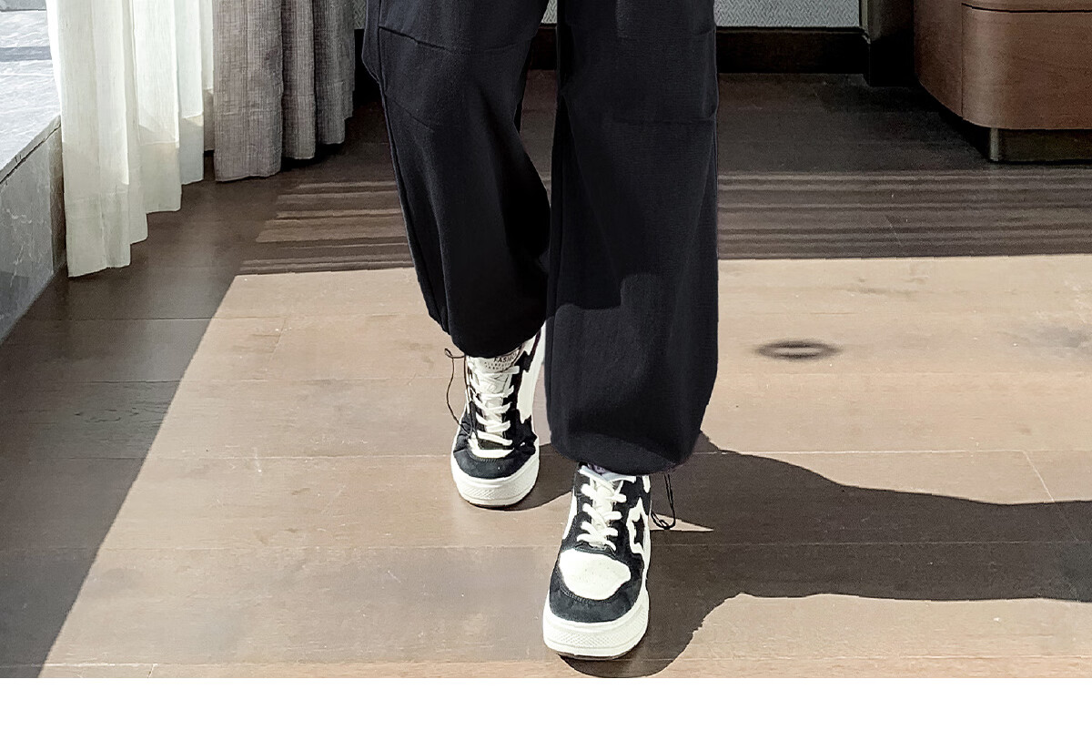 Halo Queen Women's Casual Pants, American-Style Breathable Loose Cargo Pants, High-Waisted Draping Parachute Pants H13KK2711 16