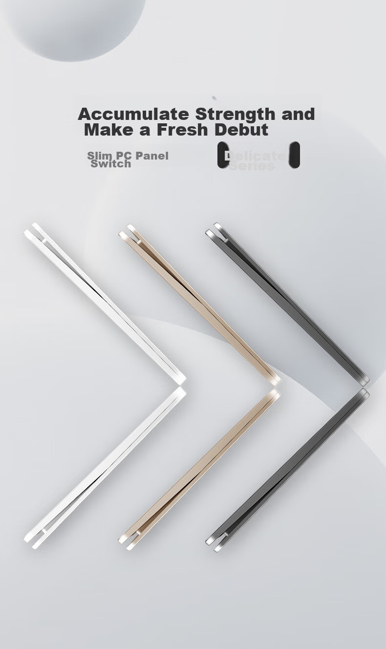 DELIXI Switch Socket Panel CD290 Series Ultra-Thin Pure Flat Large Plate [Single Switch Control] Polar White 24