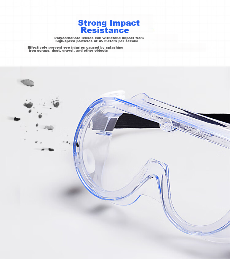 3M 1621AF Safety Goggles, Industrial Cutting, Dust Protection, Cycling Splash-Proof, Anti-Fog Glasses Cover, Laboratory Myopia Protectio 4