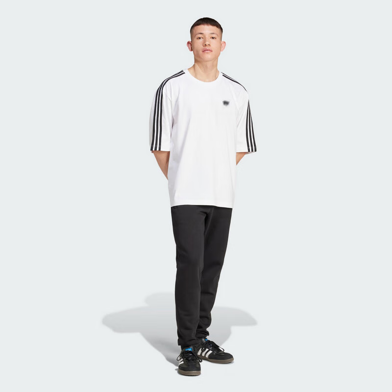 Adidas Men's And Women's Trefoil Series, 3 STRIPE TEE Short-Sleeve Shirt, IZ2474 S 4