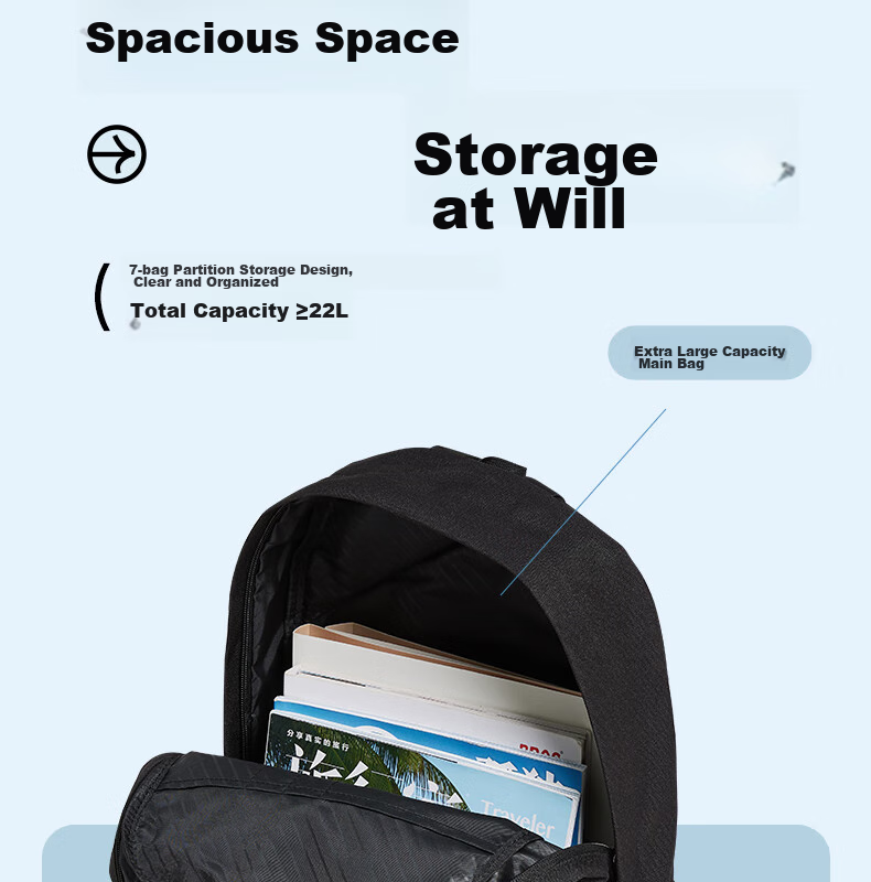 PEAK Backpack for Men, Casual Outdoor Cycling Backpack, Hiking Backpack, Mountaineering Bag, Sports Backpack DB143020 8