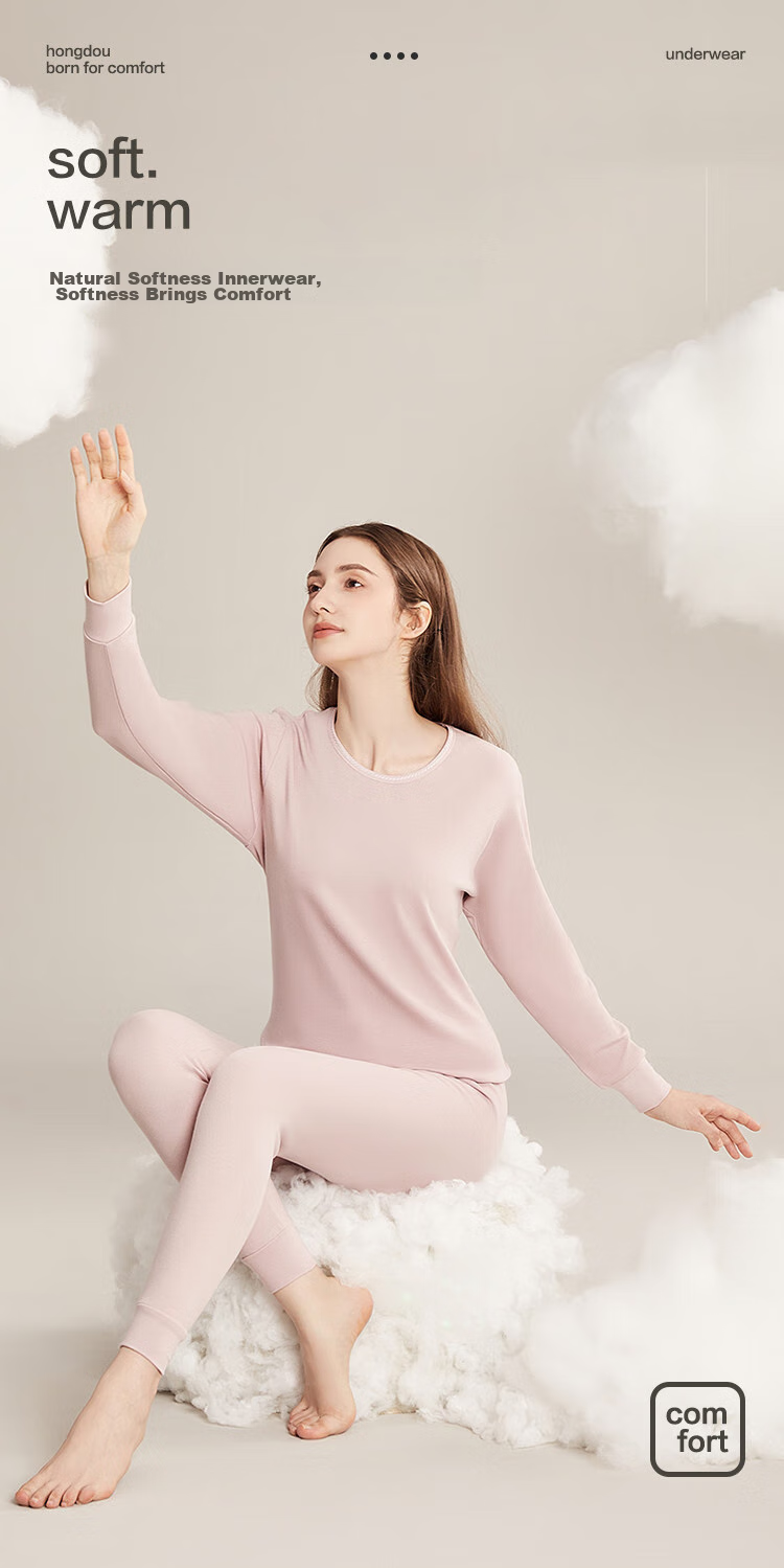 XUEXIMAN Women's Pure Cotton Long Johns, Single Piece All-Cotton Thermal Underwear, Base Layer Pants, Cotton-Lined Leggings, Plus Size Warm Pants for Autumn And Winter Seasons 1