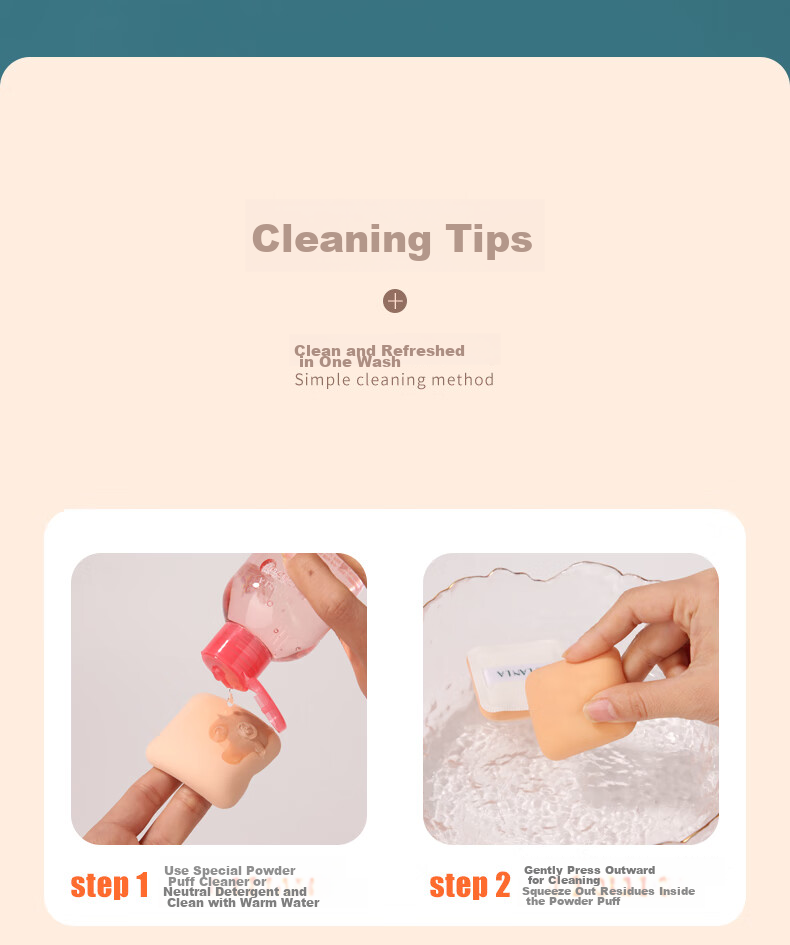 AOLANLA Triangular Rice Ball Cotton Candy Powder Puff, Ultra Soft And Adhesive, for Makeup Application, Foundation Puff, Dual-Use for Dry And Wet Application, Single Puff with Storage Box 14
