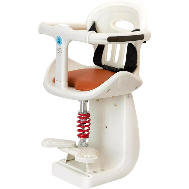 Osagie C15 Front-Mounted Baby Seat for Electric Folding Bike, Children's Seat for Shared Bicycle, White