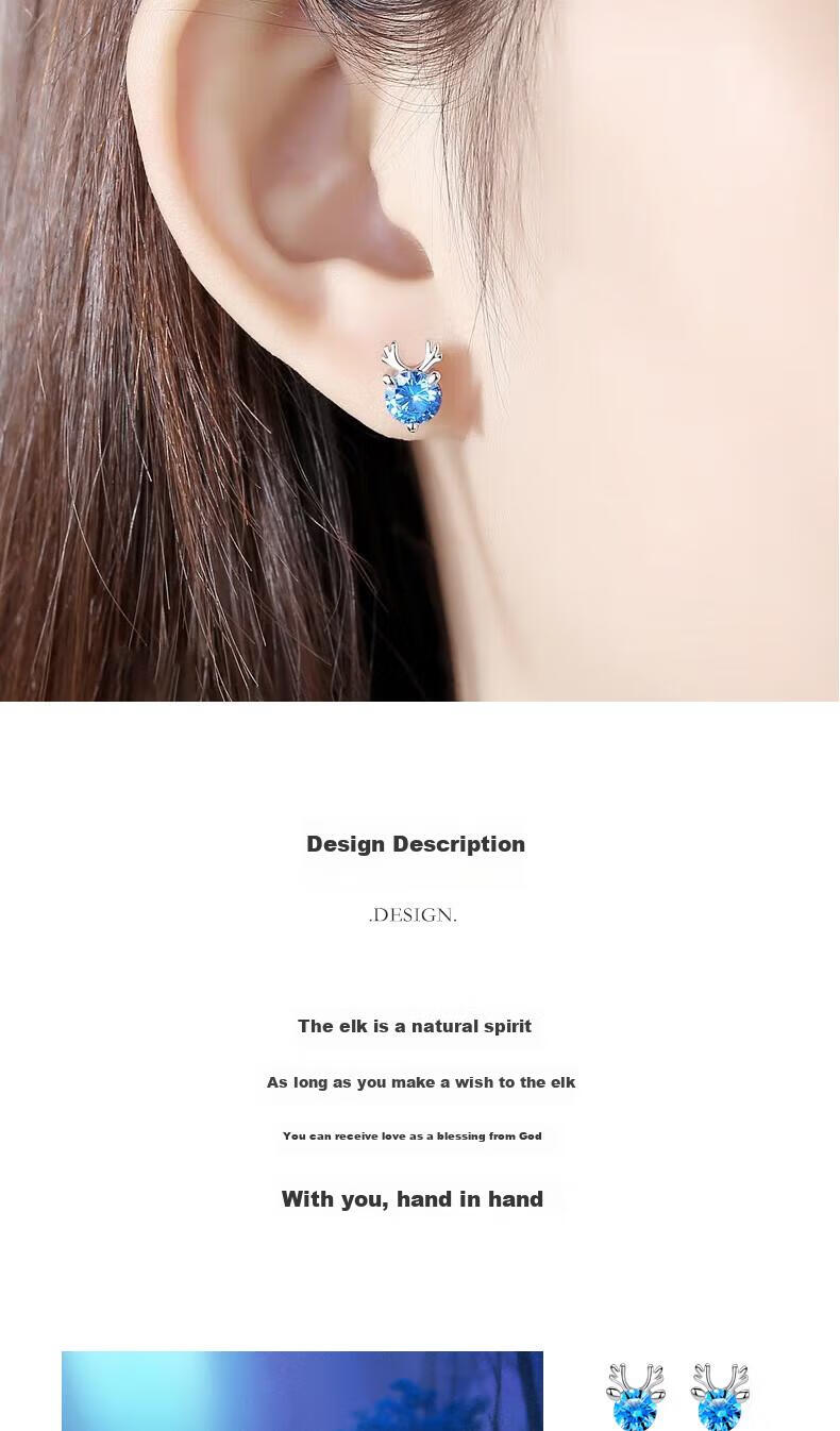 MANHE S999 Sterling Silver Stud Earrings for Women, Peace Lock Earrings, New 2026 Style Birthday Gift for Women And Friends 2