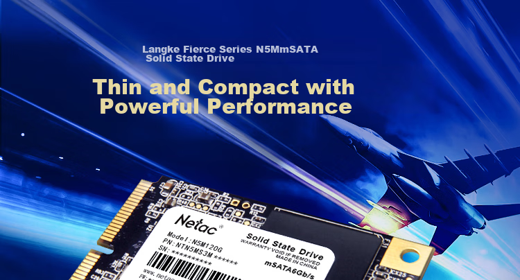 Netac 120GB SSD Solid State Drive, MSATA Interface, N5M Swift Series, Slim And Compact, Powerful Performance 1
