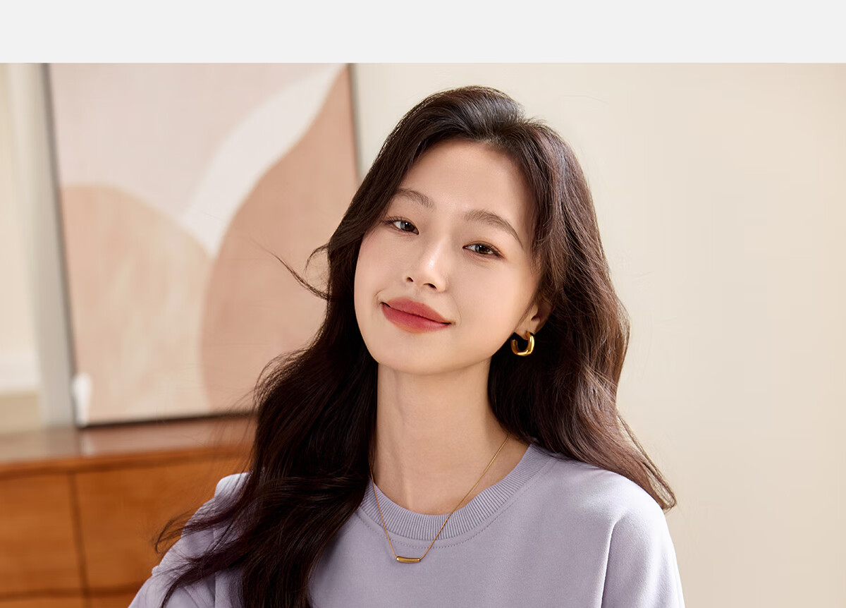 PinCai Relaxed Fit Sweatshirt for Women, Solid Color Round Neck Simple Loose Sweatshirt, Fashionable Casual Versatile Top P143W1031 5