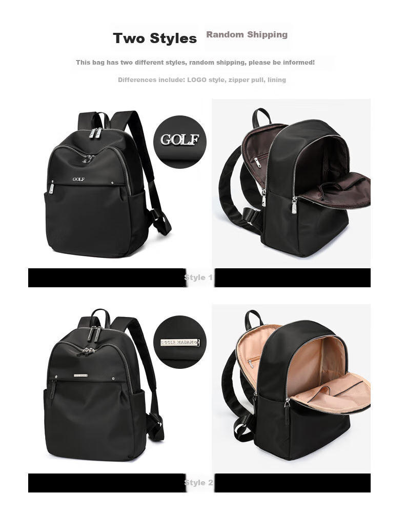 GOLF Women's Backpack, Water-Resistant, Large Capacity Student Schoolbag, IPad Laptop Bag, Travel Bag, Versatile Commuter Backpack for Wome 2