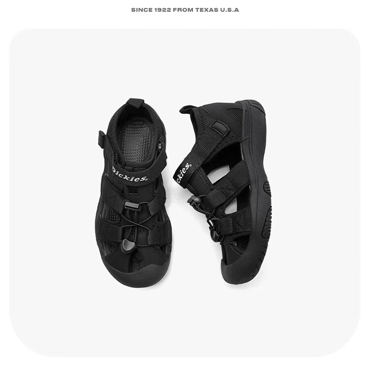 Dickies Children's Sandals, Boys And Girls Non-Slip Beach Shoes, Summer Closed-Toe Anti-Kick Breathable Soft-Soled Hollow Water Shoes 10
