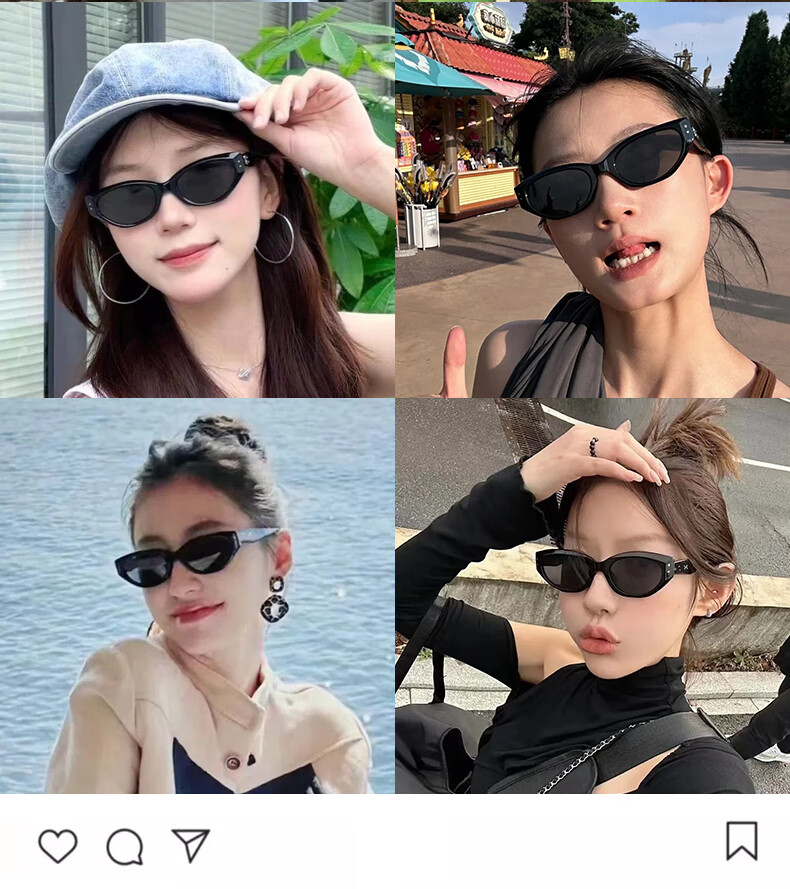 LOHO 2026 New Small Frame Sunglasses for Women, Cat Eye GM Sunglasses for Men, UV Protection, Specially Designed for Driving 5