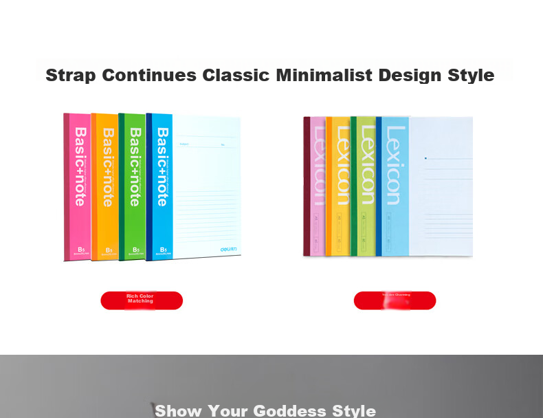 Deli 12-Pack Office Soft Cover Wirebound Notebooks, Meeting Record Books, Notebooks, Journals, B5 Size, 50 Sheets Each, 7663 1