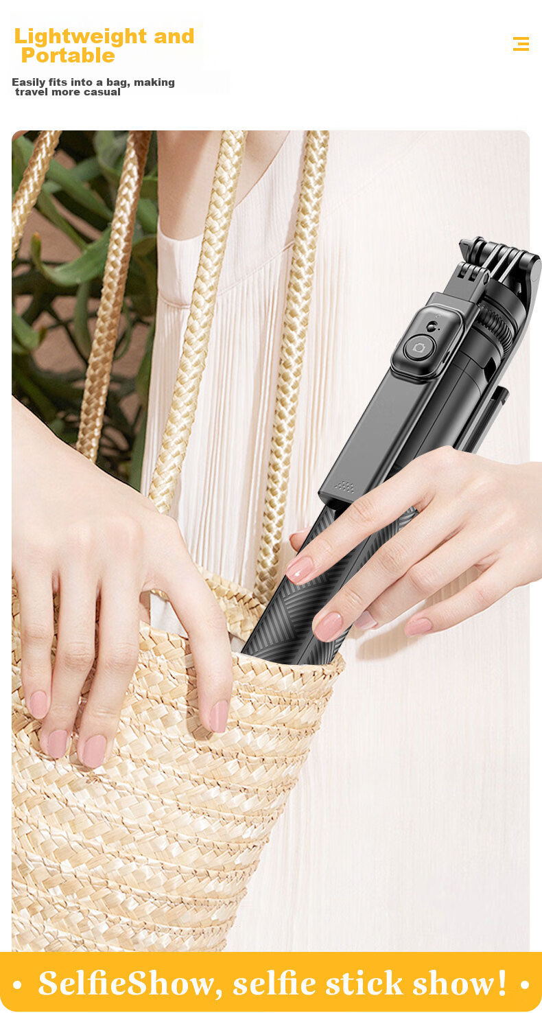 SelfieShow C18 New Ultra-Stable Aluminum Alloy 1.8-Meter Tripod, Selfie Stick with Anti-Shake, 360° Rotation, Handheld Outdoor Travel Live Streaming Photography Tool, Suitable for DJI Pocket 3 16