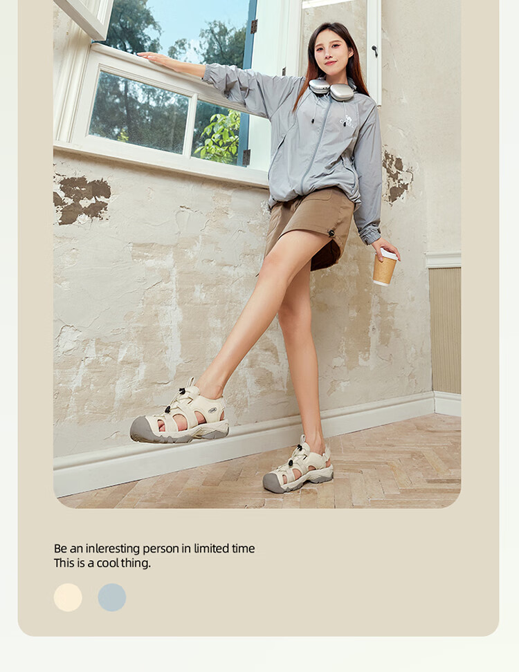 CAMEL Summer Outdoor Quick-Dry Water Trekking Sandals for Women Breathable Closed-Toe Beach Shoes F24B162016 5