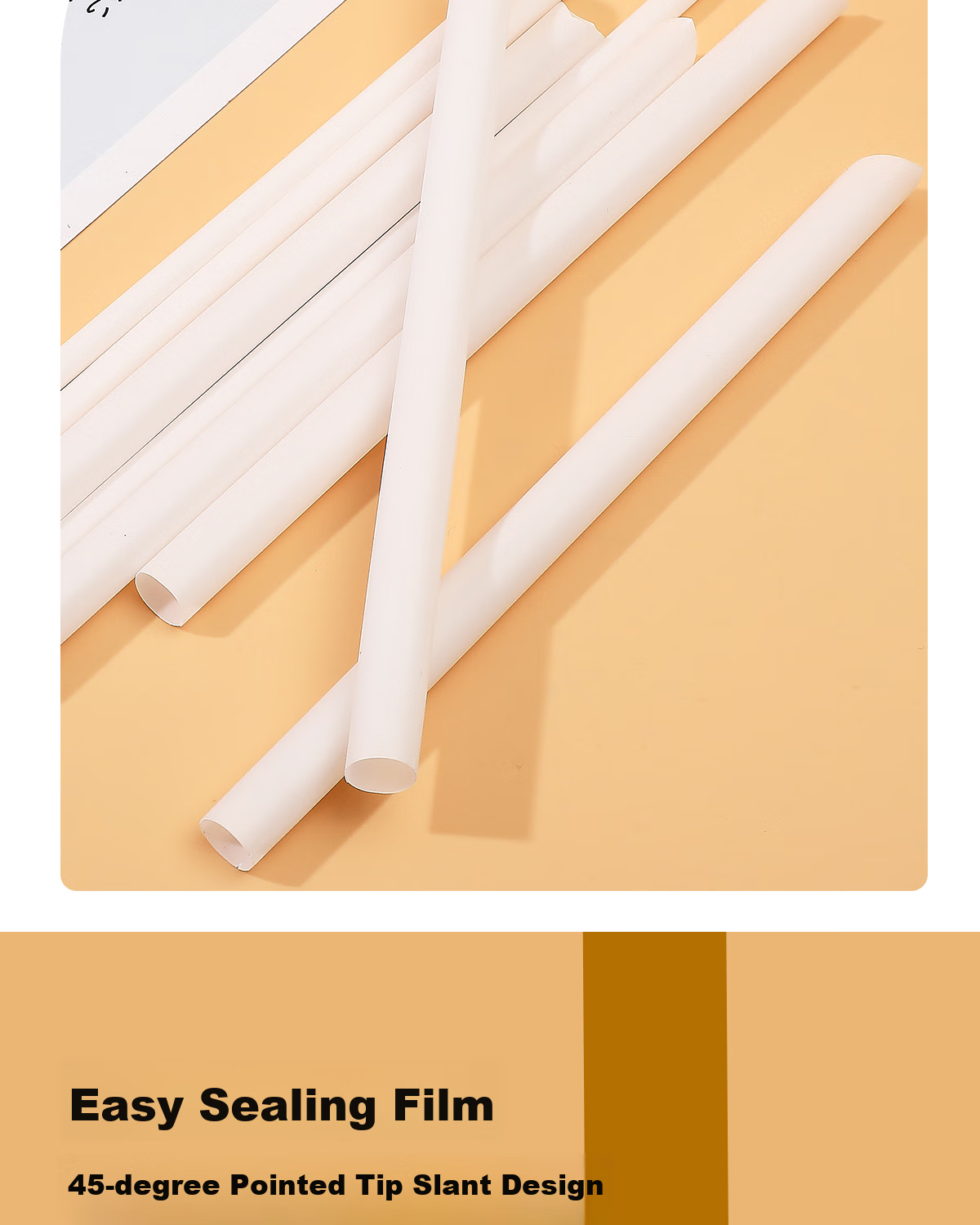 Dengbi Biodegradable Thick Straw Food-Grade Wide-Mouth Bent Plastic Pearl Milk Tea Straw for Infants, Toddlers, Children And Babies to Drink Porridge And Liquid Food 9