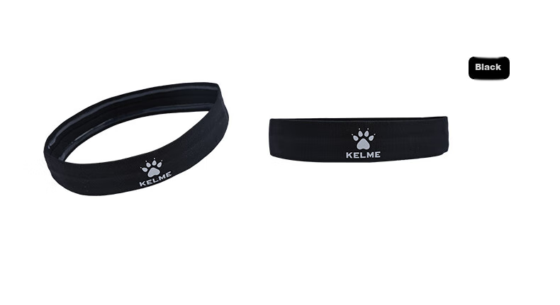 KELME Sports Sweatband Headband for Men And Women, Sweat-Absorbing Band for Basketball Running Anti-Sweat Headband Hair Tie White One Size Fits All 15