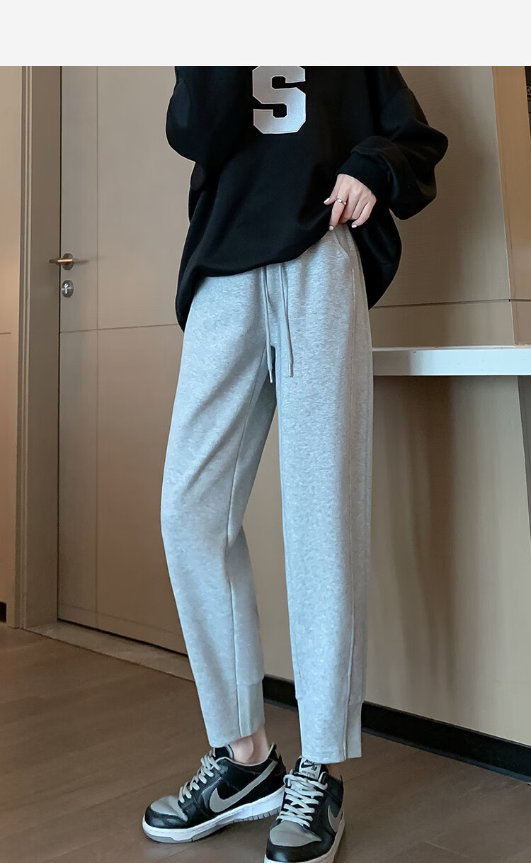 TonLion 2026 Fall New Women's Harem Carrot Casual Pants, Knitted Loose Sweatpants, Jogger Pants 14