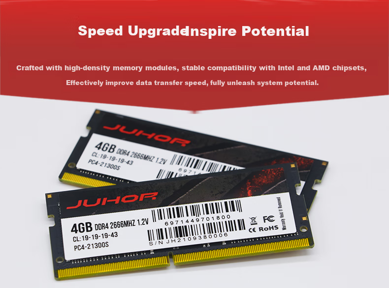 JUHOR 16GB DDR4 2666 Laptop Memory Module 2