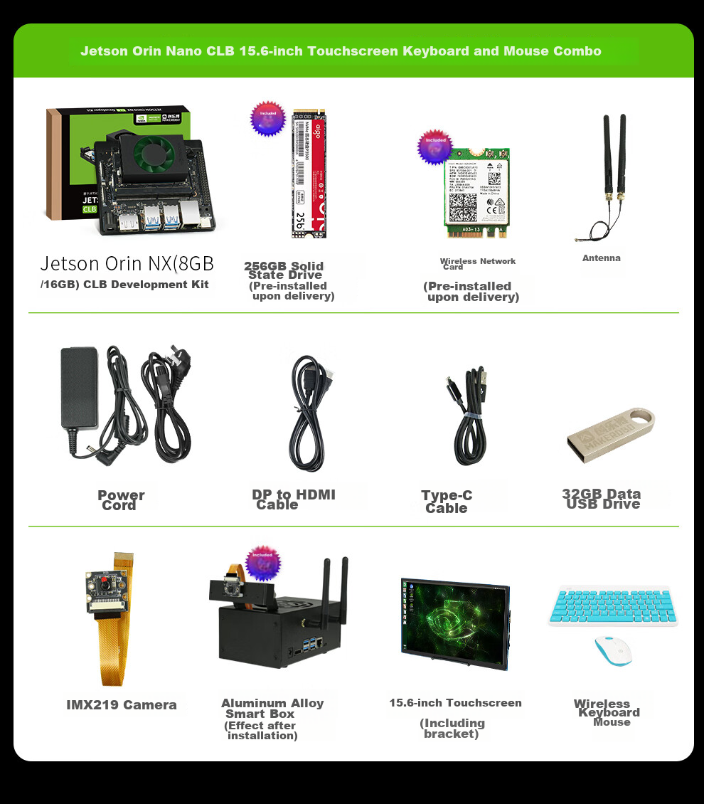NVIDIA Jetson ORIN NX Super AI Development Kit 8/16GB Core Development Board 157Tops 27