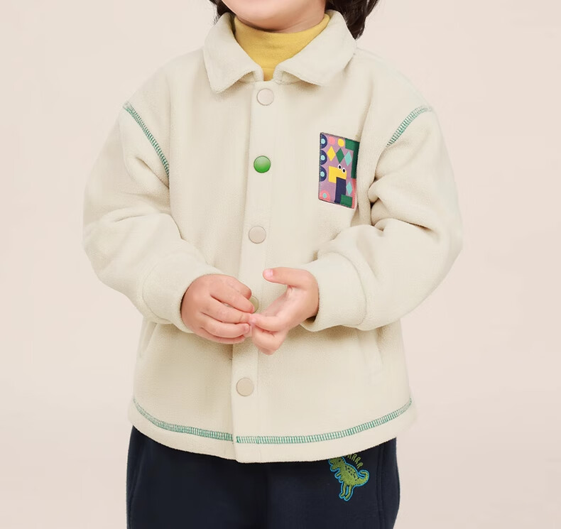Ciciibear Boys' Fleece Jacket Autumn Winter Baby Boys' Plush Warm Top Children's Fall Clothing Toddler 3