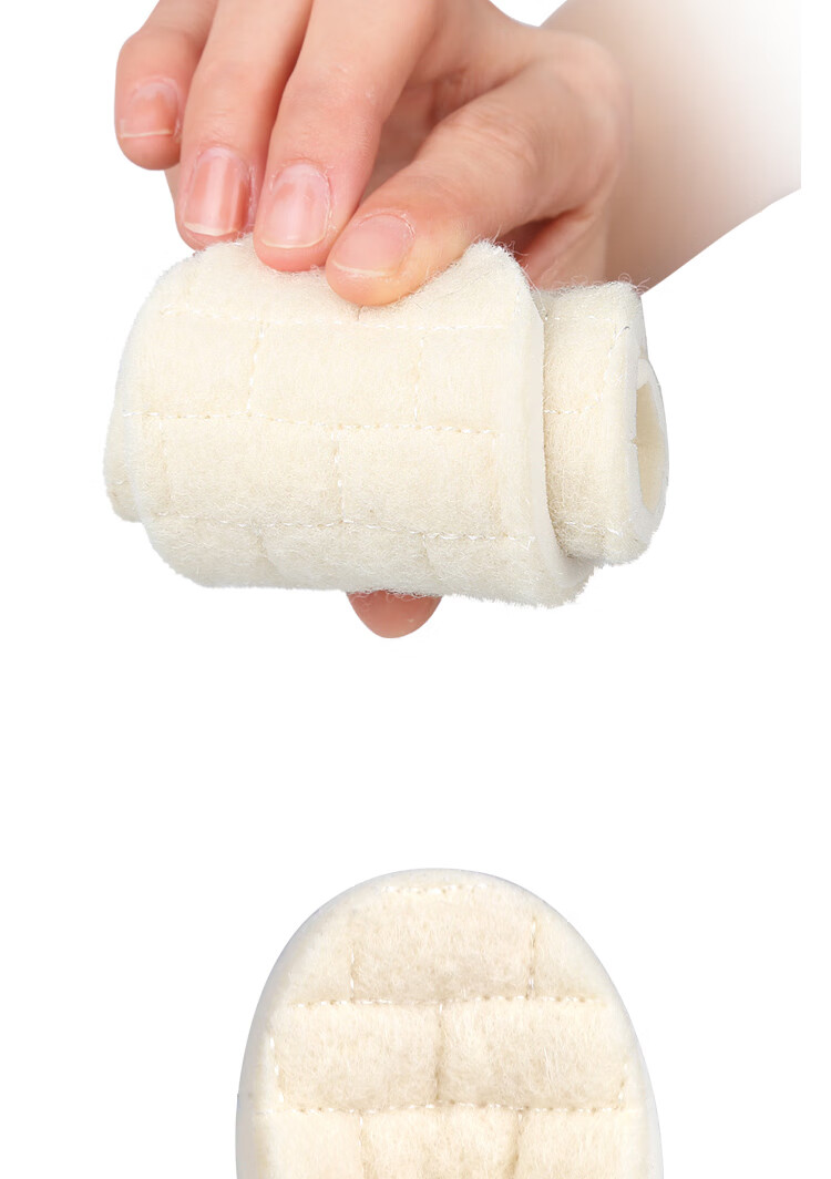 FOOTOPPO Wool Latex Children's Warm Insoles, Winter Cold-Proof Thickened Wool Shoe Insoles, Autumn And Winter Fleece-Lined Soft-Bottom Wool Shoe Insoles for Winter 13
