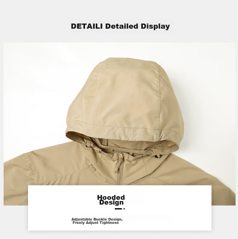 Pioneer Camp Fengdie Sun Protection Jacket for Men, Summer Outdoor Breathable Loose UV-Resistant Original Yarn Thin Coat Sun Protection Clothing 31