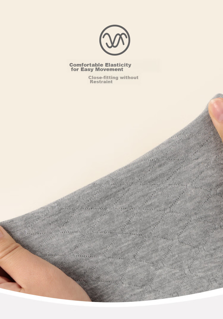 Yiershuang [Triple-Layer Thickened 100% Pure Cotton] Men's Thermal Underwear, All-Cotton Autumn Top, Round Neck Undershirt, Cotton Sweater for Fall And Winter 8