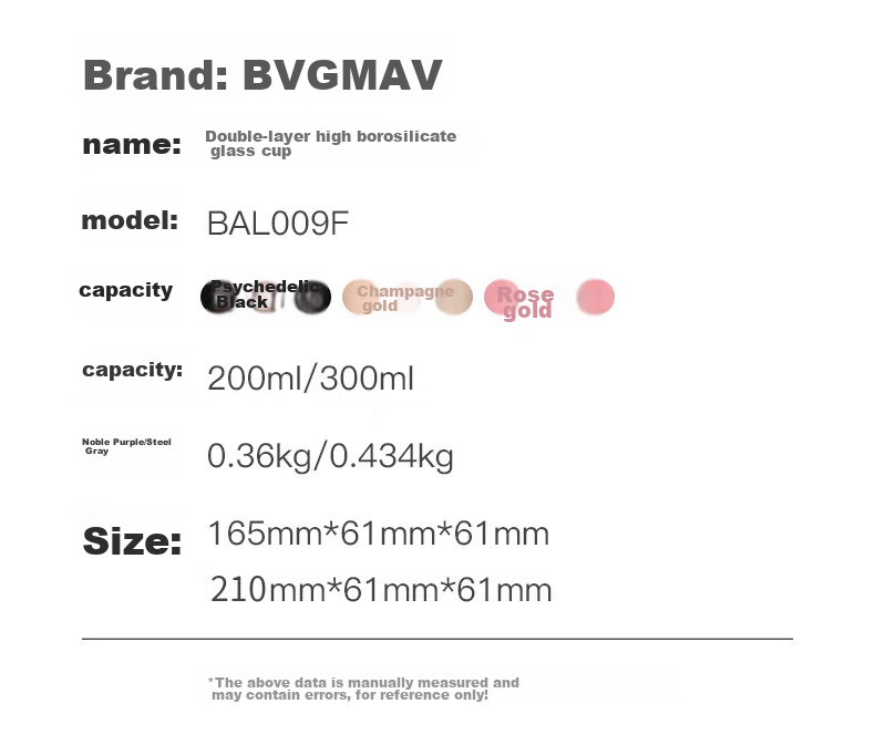 BVGMAV British Tea Infuser Glass Cup for Men And Women, Double-Layer Glass Water Mug, Portable Car Cup, High-End Gift 25