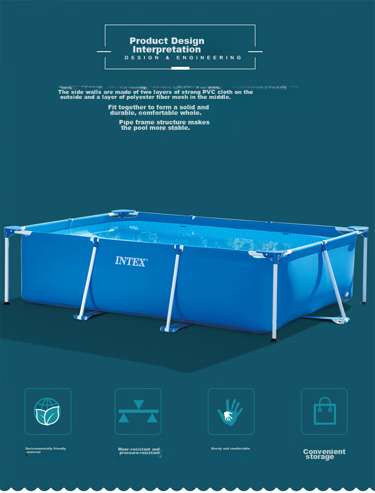 INTEX Filter Pump Cotton Core Accessory Frame, Inflatable Water Pool Toy, Compatible with 28604 Filter Element 29000 3