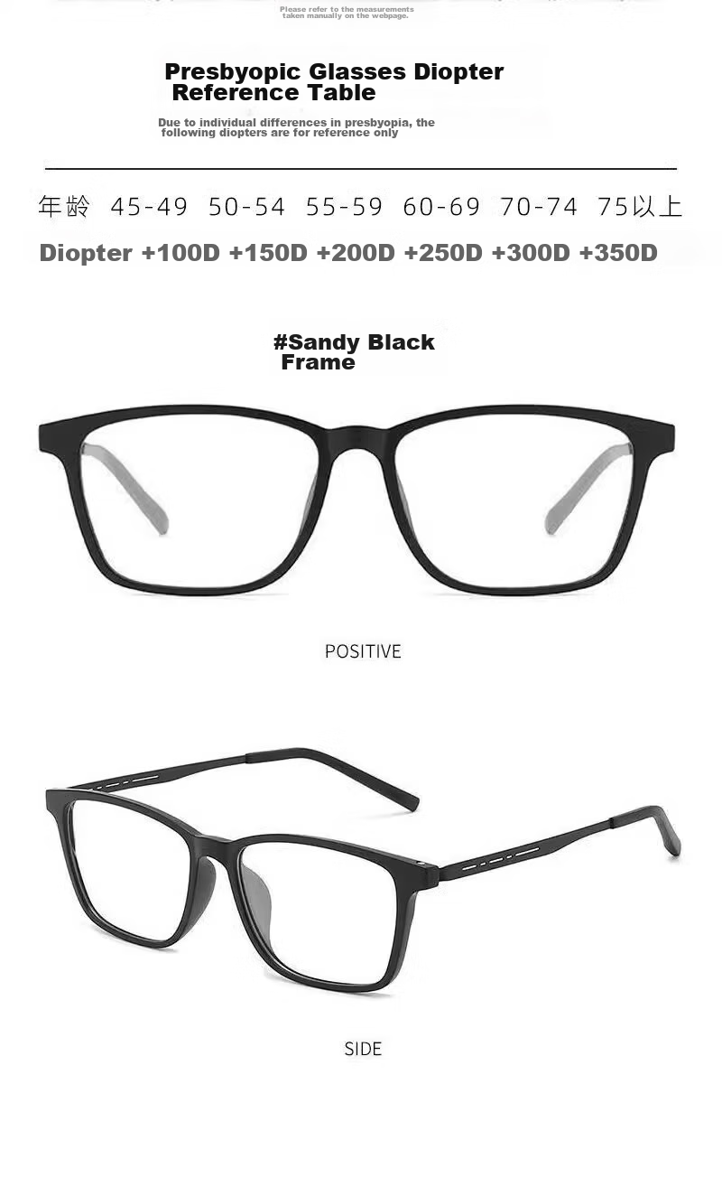 LESCA LUNETIER High-End Anti-Blue Light Reading Glasses for Men And Women, High Definition Ultra-Light Anti-Radiation Presbyopic Glasses for Middle-Aged And Elderly, Back-To Style 14