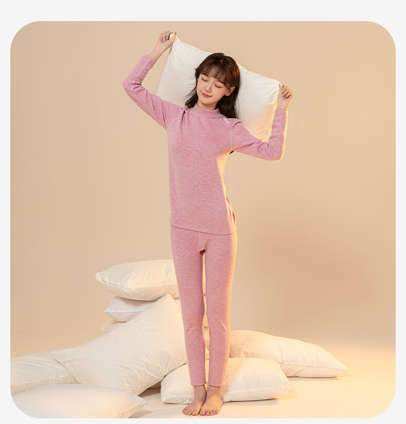 YING BO LUN Winter Girls Thermal Warm Underwear Set for Older Children, Beige, Size 170, Model 81234 12