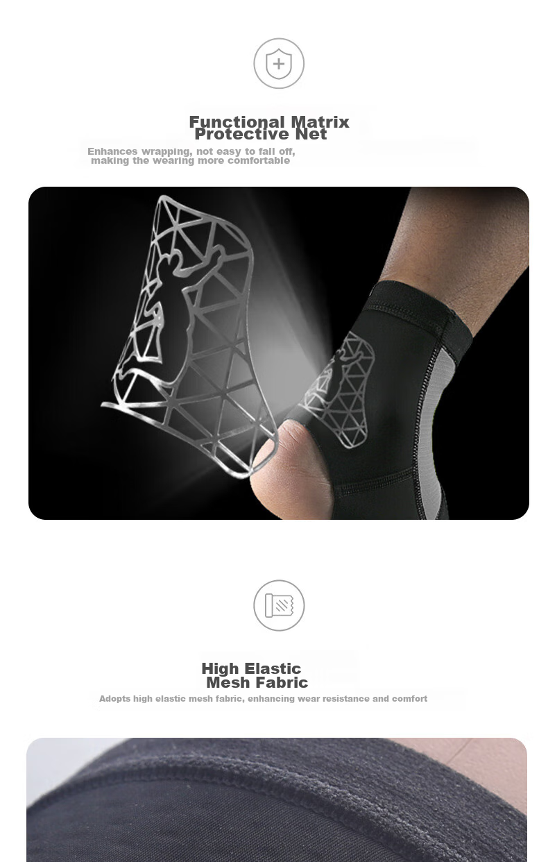 Bestray Ankle Support Brace for Sports, Sprain Prevention, Post-Injury Stabilization, Basketball, Soccer, Running, And Sprain Protectio 12