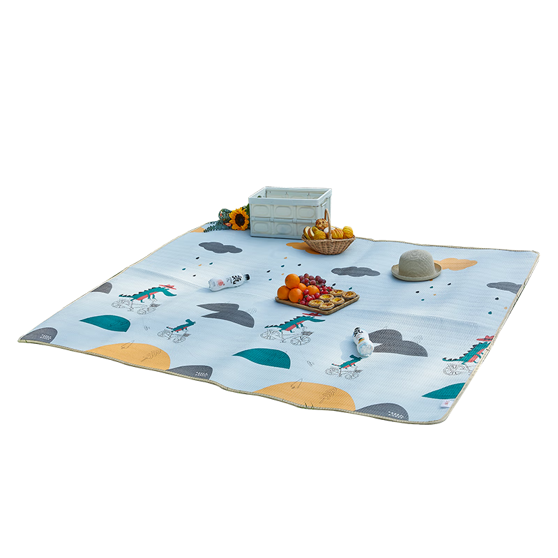 Beiboshi Babybox Crawling Mat, Picnic Mat, Outdoor Thickened Moisture-Proof Portable Floor Mat, Whole Sheet Mat