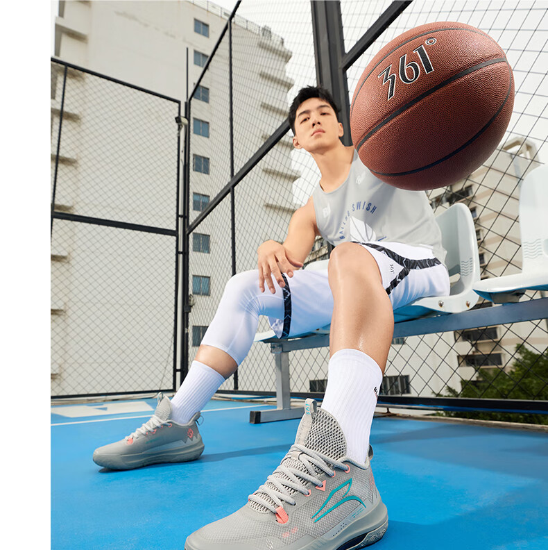 361° Basketball Shoes for Men, DVDTeam Dingweidi Spring And Summer Youth Breathable Professional Sports Shoes 672421113-1 Size 41 48