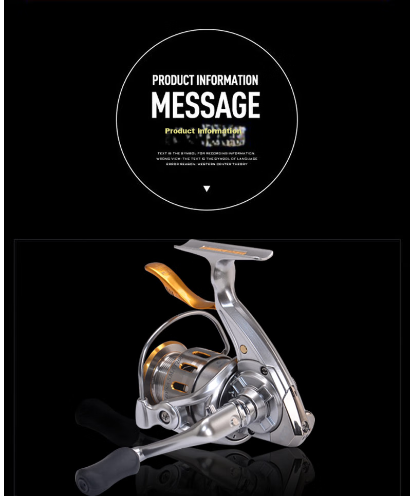 Dijia Fishing Reel SMAT2508, Handbrake Reel, All-Metal Line Cup, 10-Axis Anti-Corrosion Bearing, Rock Fishing Reel, Sea Fishing Reel, Long-Distance Casting Reel, Spinning Reel, Fishing Reel, Can Be Interchanged between Left And Right Hands 2