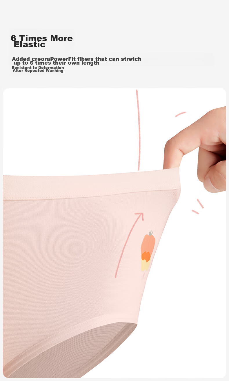 Like UU Girls' Developmental Safety Underwear Moisture-Wicking Antibacterial 5A Period Leak-Proof Comfort Panties 7