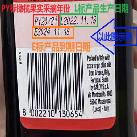 翡丽百瑞保真橄榄油特级初榨750ml意大利原装进口炒菜凉拌团购送礼
