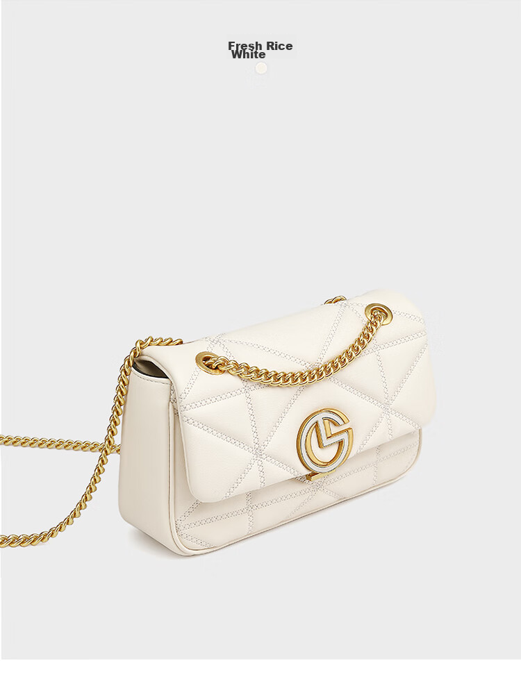 Goldlion Women's Handbag, Fashionable Shoulder Bag, Chain Bag, Crossbody Small Square Bag, Birthday Gift 19