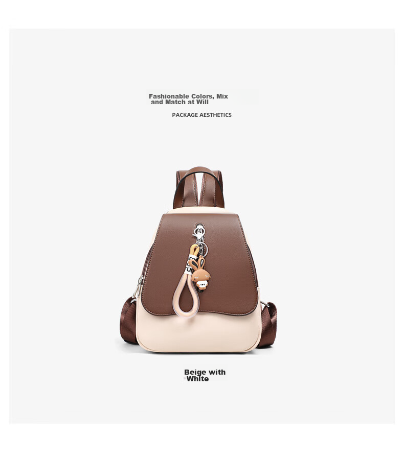 YUYULA Leather Backpack for Women, Luxury Large Capacity Backpack, Stylish And Lightweight Travel Bag for College Students, Birthday Gift for Girlfriend 10