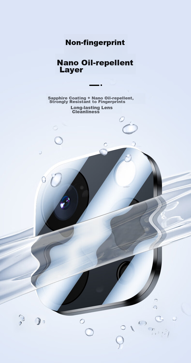 ESR Compatible with IPad Pro 11/13 Rear Camera Protective Film for 2025/24/22/21/20 Year 12.9/11 Inch Apple Tablet HD Tempered Glass Full Coverage Lens Film 2 Pieces 8
